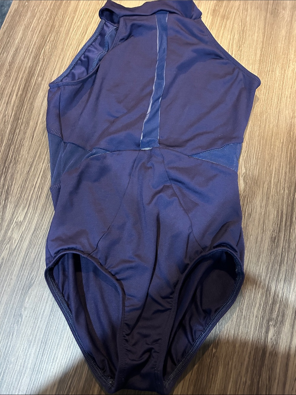 Women medium motionwear navy dance leo convention performance